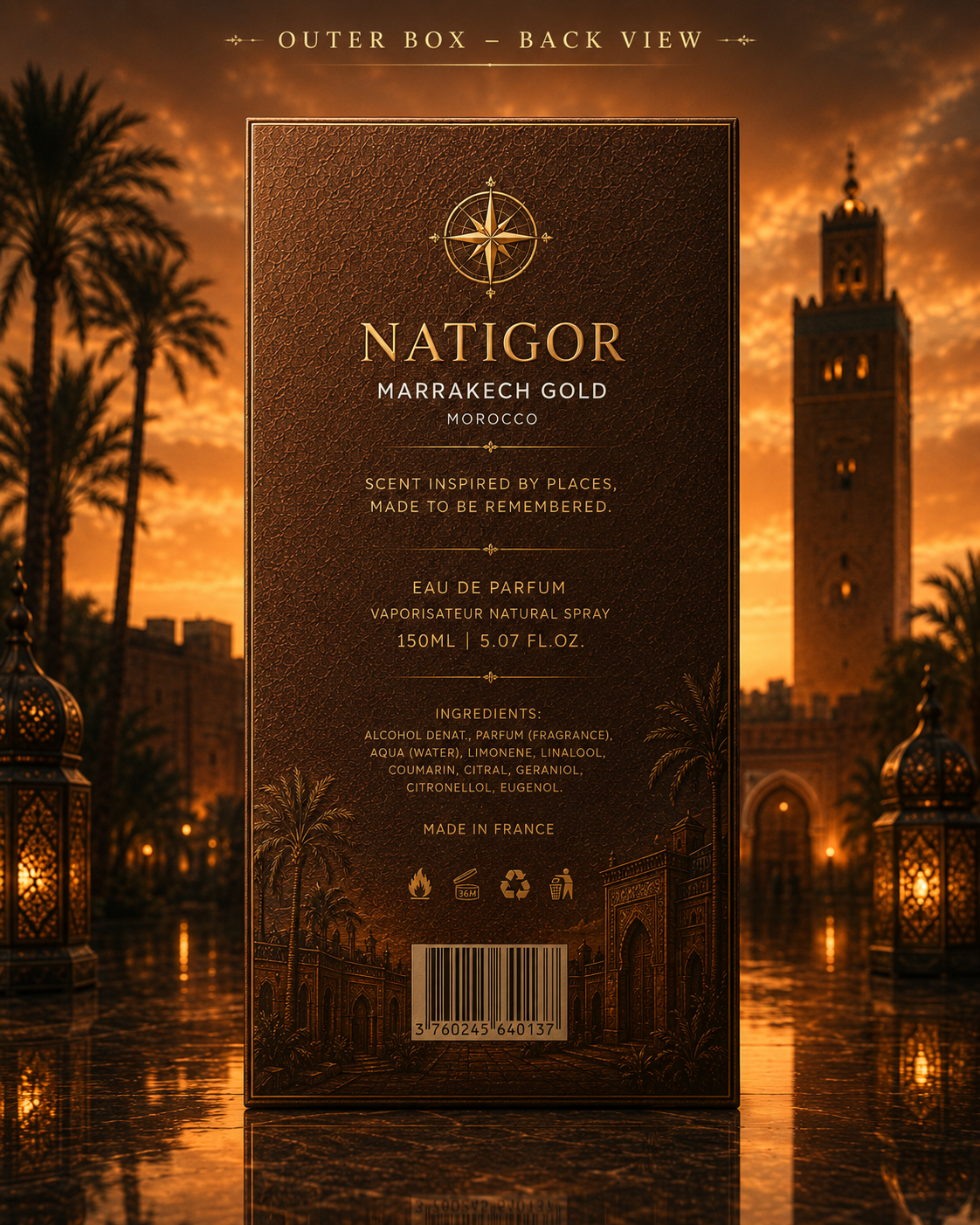 NATIGOR MARRAKECH GOLD EDP 150ML 5.07 FL OZ - Image 6