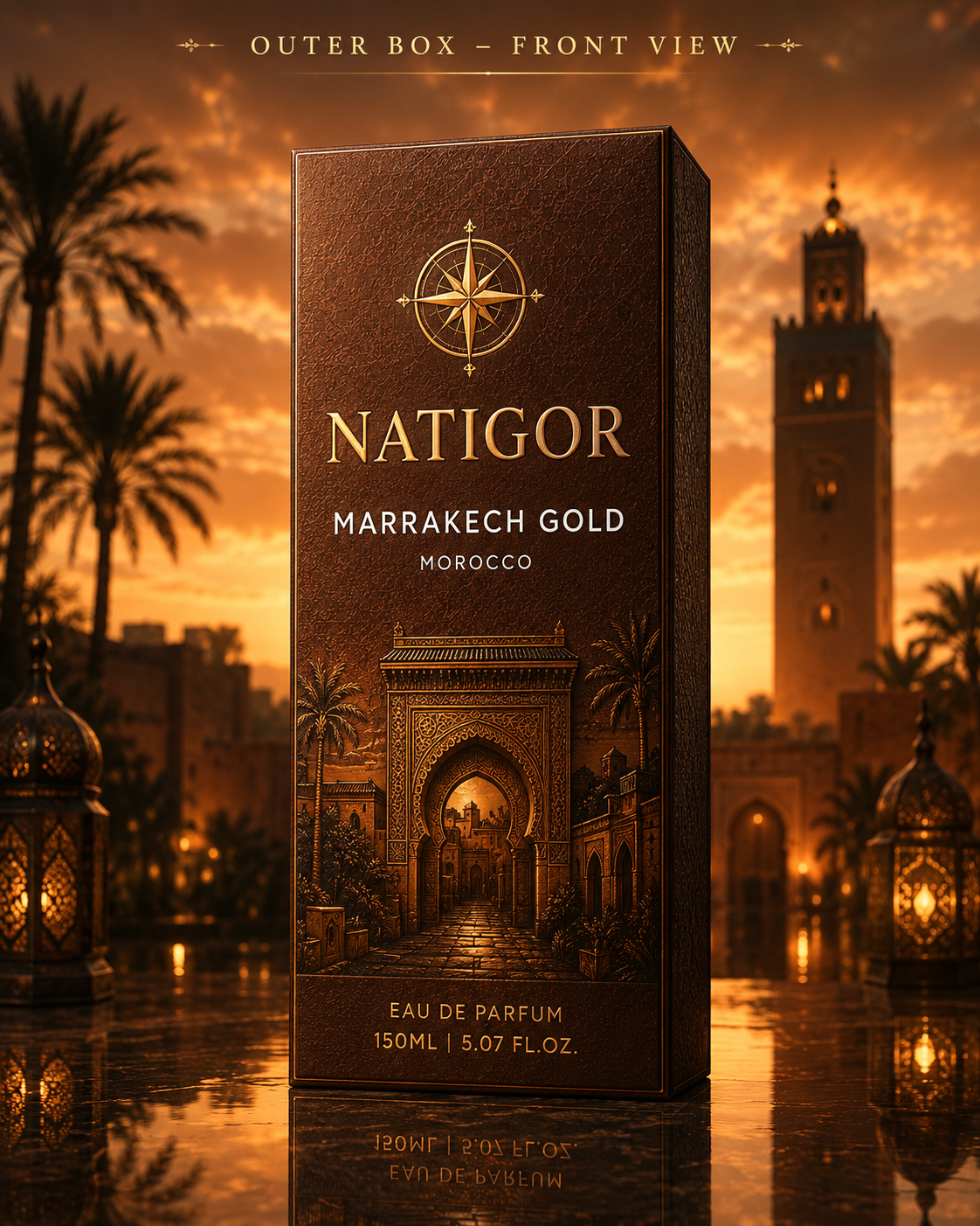 NATIGOR MARRAKECH GOLD EDP 150ML 5.07 FL OZ - Image 7