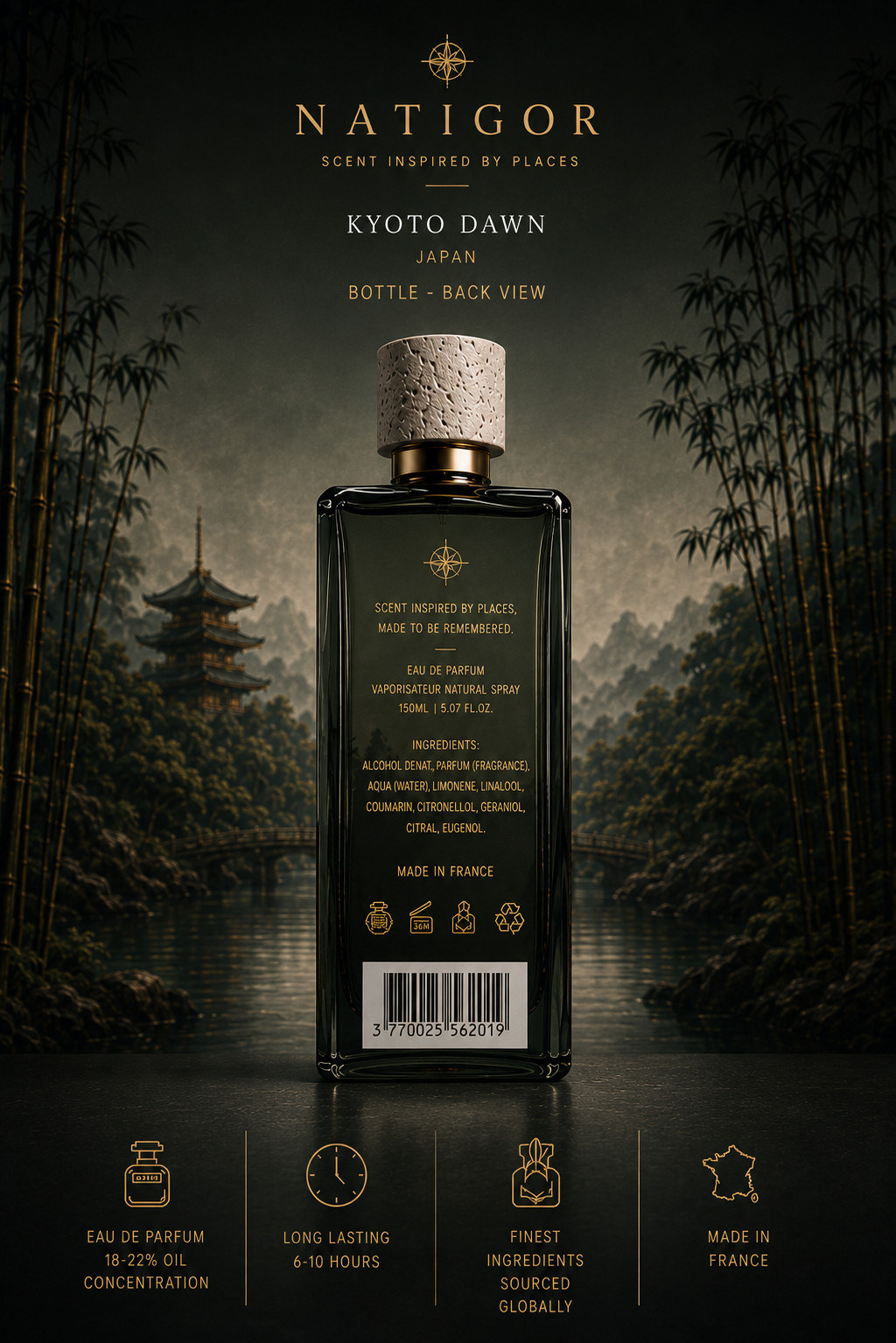 NATIGOR KYOTO DAWN EDP 150ML 5.07 FL OZ - Image 2